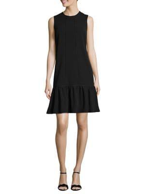 Adrianna Papell Sleeveless Drop-waist Shift Dress