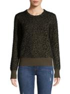 Republic Faux Fur Crewneck Sweater
