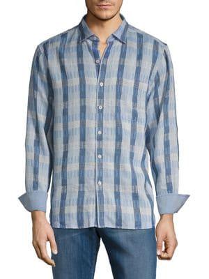 Tommy Bahama Puka Plaid Shirt