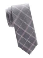 Michael Michael Kors Multi Texture Plaid Silk Tie