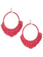 Design Lab Beaded Drop Earrings