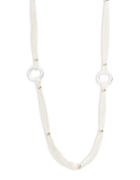 Lauren Ralph Lauren Stereo Hearts Chain And Ring Rope Necklace