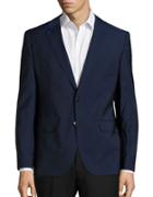 Hugo Blended Wool Long Sleeve Jacket