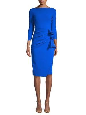 Chiara Boni La Petite Robe Ruffled Sheath Dress