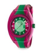 Gucci Rubber Colorblock Watch
