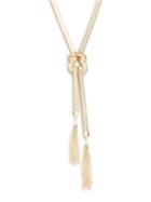 Design Lab Lord & Taylor Snakechain Knotted Pendant