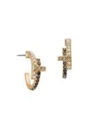 Karl Lagerfeld Paris Boucle Goldplated Huggie Hoop Earrings