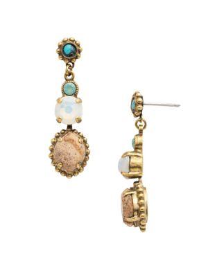 Sorrelli Driftwood Swarovski Crystal Sienna Earrings