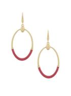 Laundry By Shelli Segal Wrap Frontal Hoop Earrings