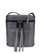 T Tahari North-south Top Zip Canteen Crossbody