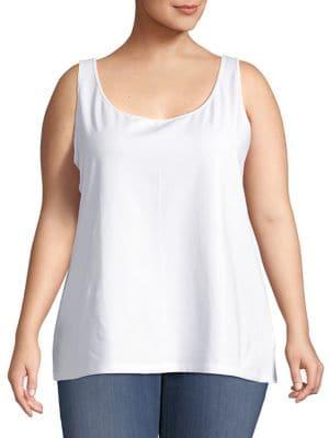 Nic+zoe Plus Plus Basic Solid Tank Top