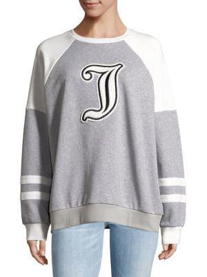 Juicy By Juicy Couture Heathered Cotton Pullover