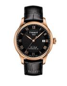 Tissot Classic Le Locle Automatic Stainless Steel And Leather-strap Watch