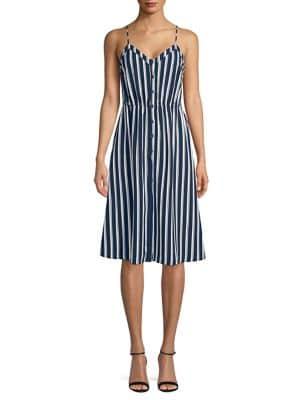 Vero Moda Sasha Striped A-line Dress