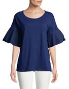 Lord & Taylor Bell-sleeve Top