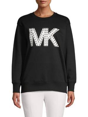 Michael Michael Kors Embellished Logo Sweatshirt