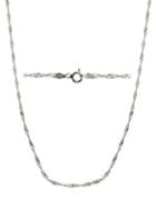 Lord & Taylor Twisted Sterling Silver Chain Necklace/18