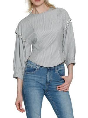 Walter Baker Elvira Three-quarter Cotton Top
