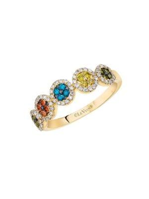 Le Vian Exotics Multi-colored Diamond Ring