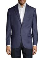 Lauren Ralph Lauren Wool-blend Windowpane Suit Jacket