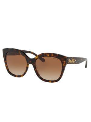 Coach Exploded Horse & Carriage 56mm Wayfarer Sunglasses