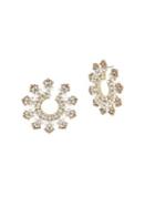 Miriam Haskell Mixed-stone Embellished Spoke Earrings