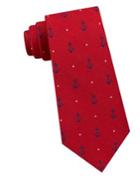 Lord & Taylor The Mens Shop Harbor Anchors Silk Tie