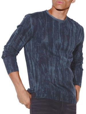 John Varvatos Noah Cotton Crewneck Sweater
