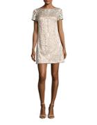 Vince Camuto Embroidered Lace Shift Dress