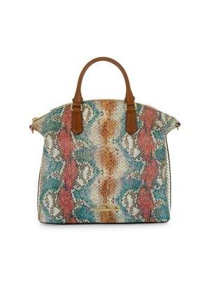 Brahmin Large Dawson Duxbury Leather Satchel
