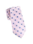 Lauren Ralph Lauren Star Striped Silk Tie