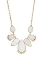 Design Lab Lord & Taylor Mother-of-pearl And Crystal Statement Necklace