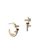 Karl Lagerfeld Paris Boucle Goldplated Big Hoop Earrings