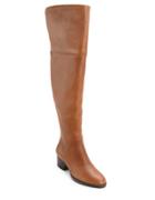 Lauren Ralph Lauren Dallyce Leather Over-the-knee Boots