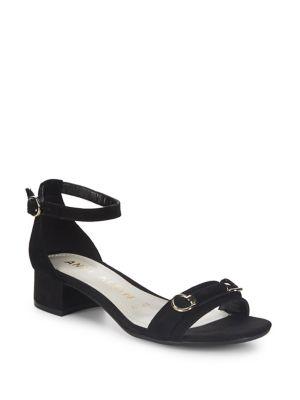 Anne Klein Esme Nubuck Leather Sandals
