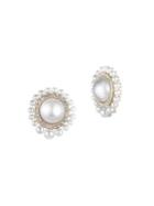 Carolee Faux-pearl Stud Earrings