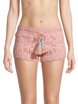 Surf Gypsy Crochet Cotton Shorts