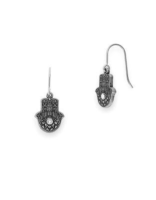 Alex And Ani Hand Of Fatima Hook Earrings
