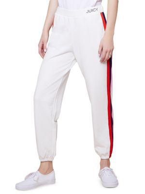 Juicy By Juicy Couture Track Pants With Stripes