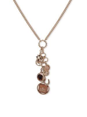 Ralph Lauren Crystal Charm Necklace