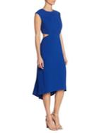 Halston Heritage Cut-out Midi Dress