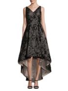 Calvin Klein Floral Embroidery Hi-lo Gown