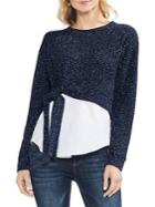 Vince Camuto Estate Jewels Metallic Tie-waist Top