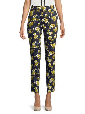 Max Mara Studio Floral Slim Pants