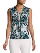 Calvin Klein Floral Knotted Top