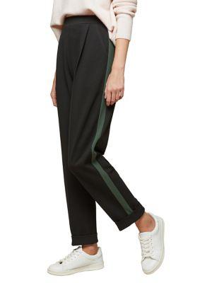 Miss Selfridge Side Stripe Jersey Jogger Pants