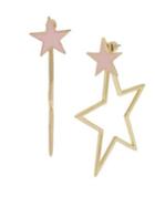 Bcbgeneration Starry Night Star Front & Back Earrings