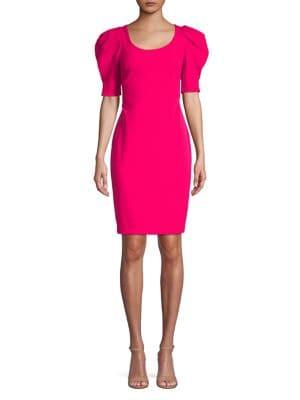 Calvin Klein Puff-sleeve Sheath Dress