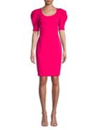 Calvin Klein Puff-sleeve Sheath Dress