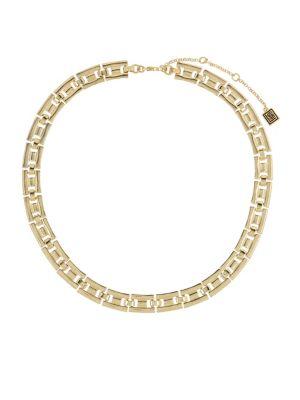 Laundry By Shelli Segal Watch Band Link Collar Necklace